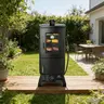 MAISON BACKYARDS Vertical Barbecue Smoker Set with Cover, Grills, 3 Removable Shelves, Temperature Control, Sturdy Alloy Steel Construction tiktokshopspringglowup