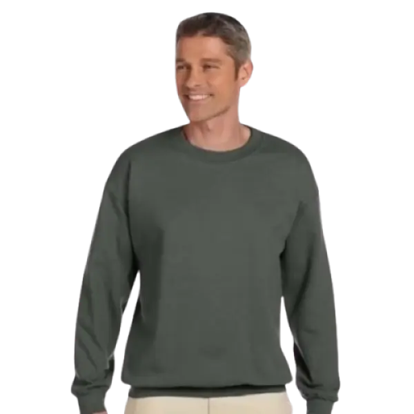 3 Pack Gildan G180 / 18000 Adult Heavy Blend 50/50 Fleece Crew Menswear Sweatshirt Tops Knit Spandex