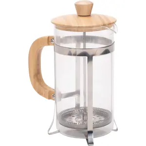 Glass and Bamboo French Press 34 oz