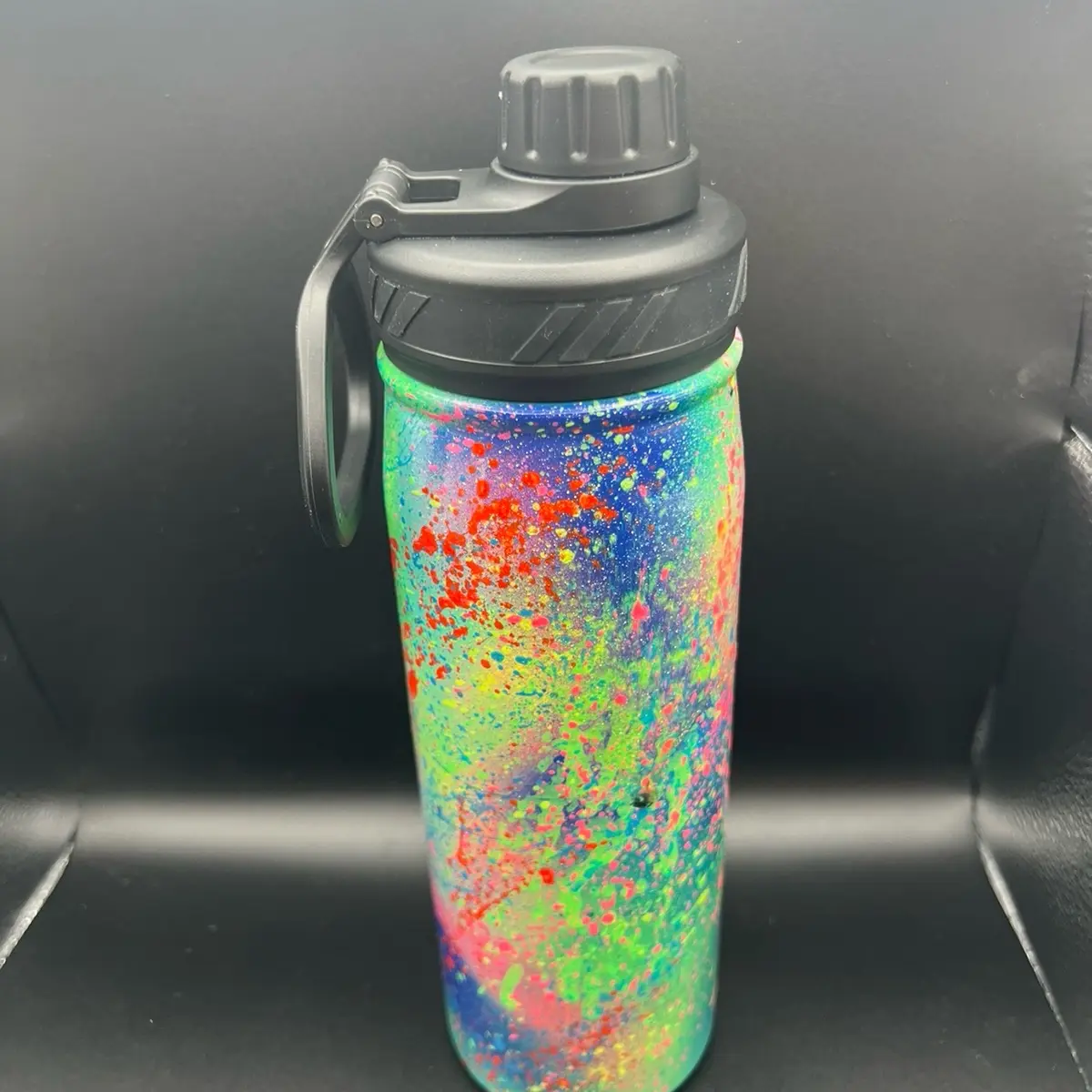 Graffiti custom painted water bottle - 600ml Drinkware Tumbler Portable steel