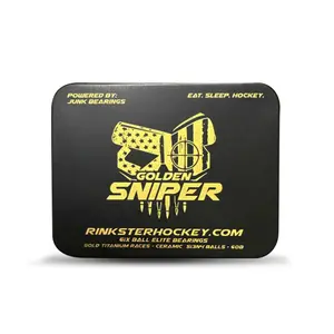 Rinkster Roller Hockey Bearings Golden Sniper 6Si3N4 Set of 16