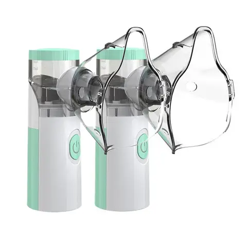 Portable handheld nebulizer, handheld hydration device, Type‑C interface, powered by AA batteries (batteries not included), convenient to carry, compact portable facial nebulizer for hydration