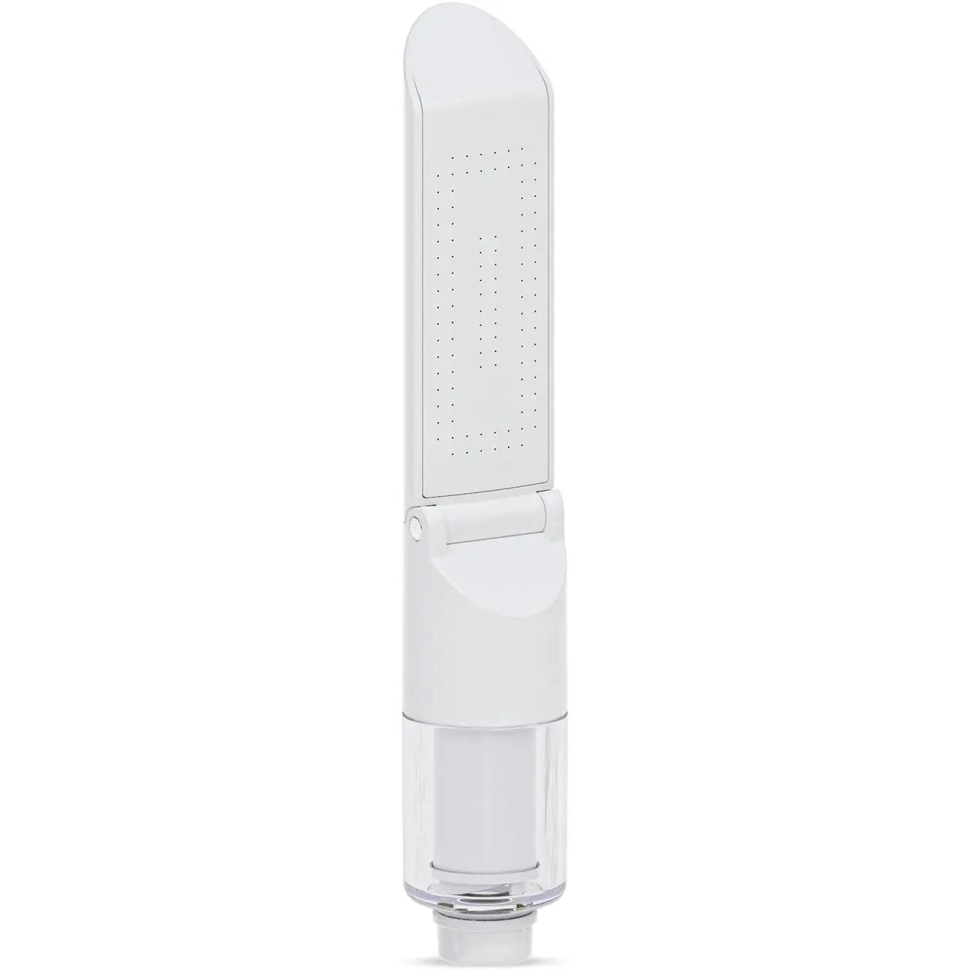 Dr. Piel Travel Shower  with Filter (Pure White) - Portable Lightweight Handheld Compact Design, Universal  1/2 " Connection, Easy Installation, Ideal for Hotels, Business Trips, and Backpacking