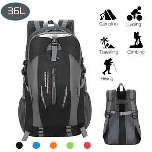 36L Waterproof Outdoor Backpack, Breathable Lightweight Hiking Daypack, Travel Camping Knapsack for Men Women Outdoor Adventure