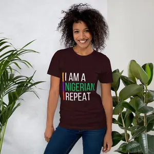 I AM A NIGERIAN Unisex t-shirt