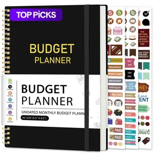 Budget Planner, A5 with Monthly Budget Planner Expense Tracker Notebook, Undated Bill Organizer & Finance Planner to Take Control of Your Money, Office Stationery #GLOBAL PICKS