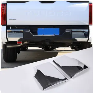 2-piece set of ABS glossy car rear bumper decorative panel suitable for 2022+Toyota Tundra