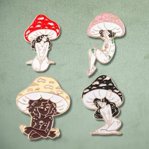 Mushroom Top Girls Collection - 4 Pins