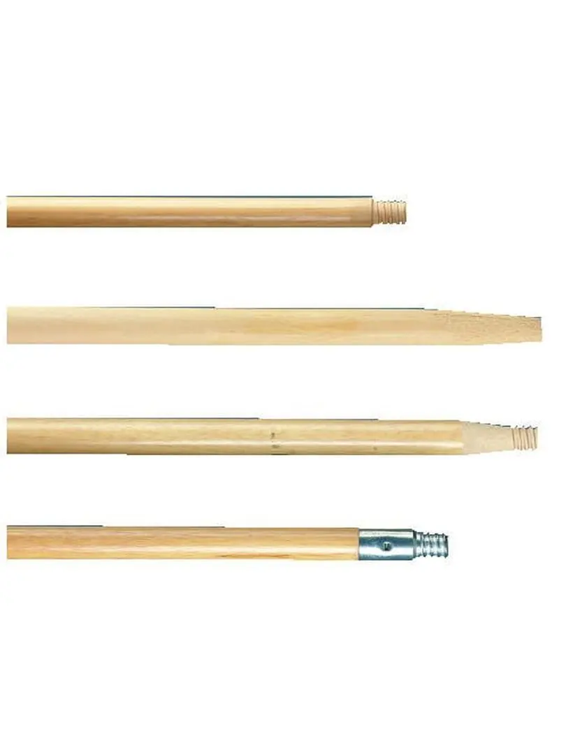Boardwalk BWK 138 Durable Broom - 60-Inch Wooden Handle with Aluminium Metal Tip