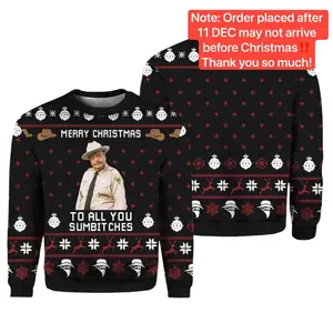 Merry Christmas Ugly Sweater Funny Retro 80s Movie Holiday Gift Christmas Gift for Family 2026