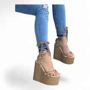 YRMODA Women's Classy Fashion High Heels - 15cm Roman Platform Shoes with Adjustable Lace, Ankle Ties, Elegant Design for Women