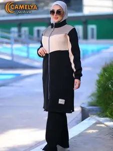 طقم شتوي نسائي قطن فيليس أنيق – صناعة سورية ماركة معروفة (قطعتين) Women’s Winter Cotton Fleece Set – Syrian Made, Well-Known Brand (Two-Piece)