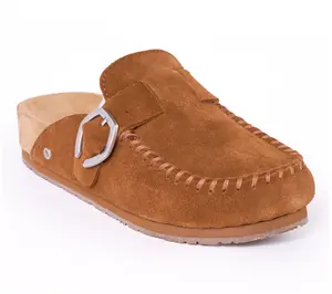 Minnetonka Women's Suede Buckle Clog Minnetonka Women's Suede Buckle Clog