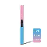 Portable USB Rechargeable Lighter - Electronic Ignition, Battery Level View, Metal Body, Lightweight, Windproof, Single Unit - Ideal for Camping, Kitchen Use - Gift for Sister, Daughter, Wife - Affordable Home Supplies Lighter Accessory, Birthday, Electro
