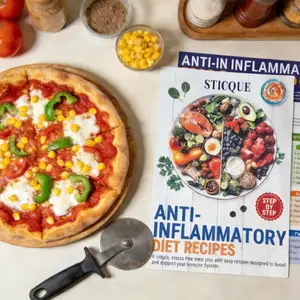 2 PCS Anti Inflammatory Diet Foods List, The Anti Inflammatory Diet And Action Plan Brochure, Nutrition Grocery, Foods To Eat-Avoid, Recipes Guide For Beginners, Healthy Nourishing Plan, Antioxidants anti-inflammatory