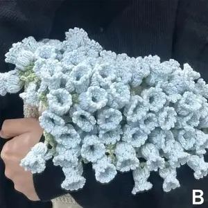 Fun Easy DiY Flower Crochet KIT - Gift for Girlfriend, Lover, Blanket, 2IN1 Flowers and Blanket