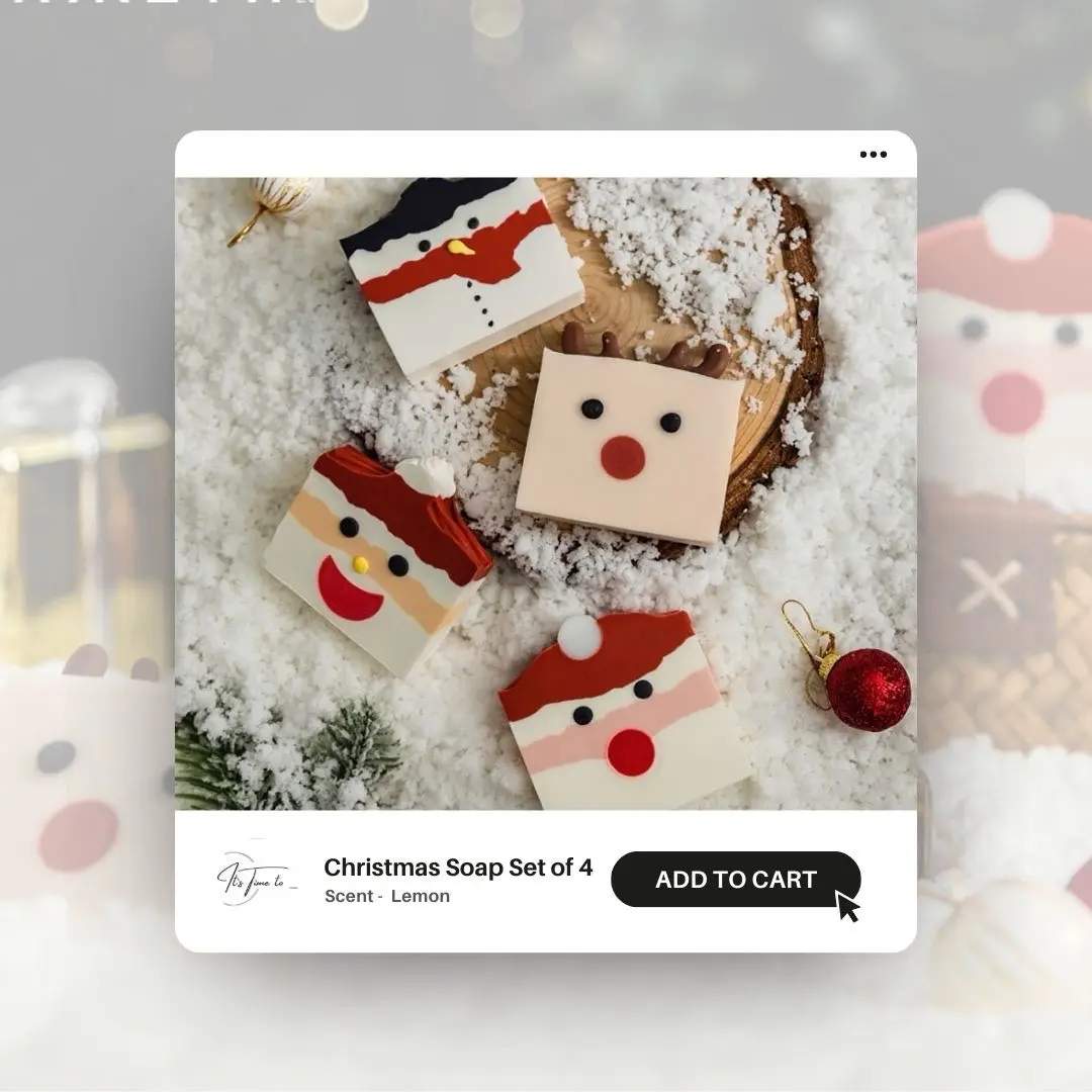 Handmade Christmas Soaps