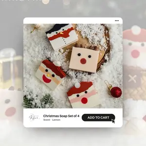 Handmade Christmas Soaps