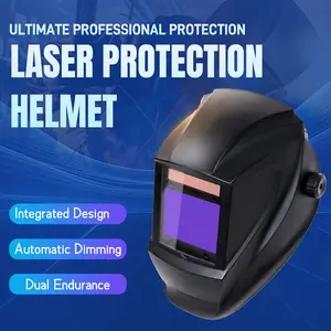OD8+ Laser Eye and Face Protective Helmet Mask for Laser Welding or Cleaning