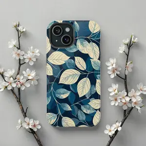 MagSafe Fall Leaf Pattern Phone Case, Vintage Botanical Print Cover for MagSafe Case Phone - Case iP 16 15 14 13 12 11 X