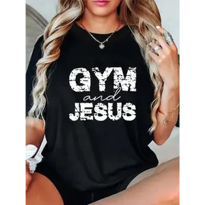 Cotton Gym And Jesus T-Shirt