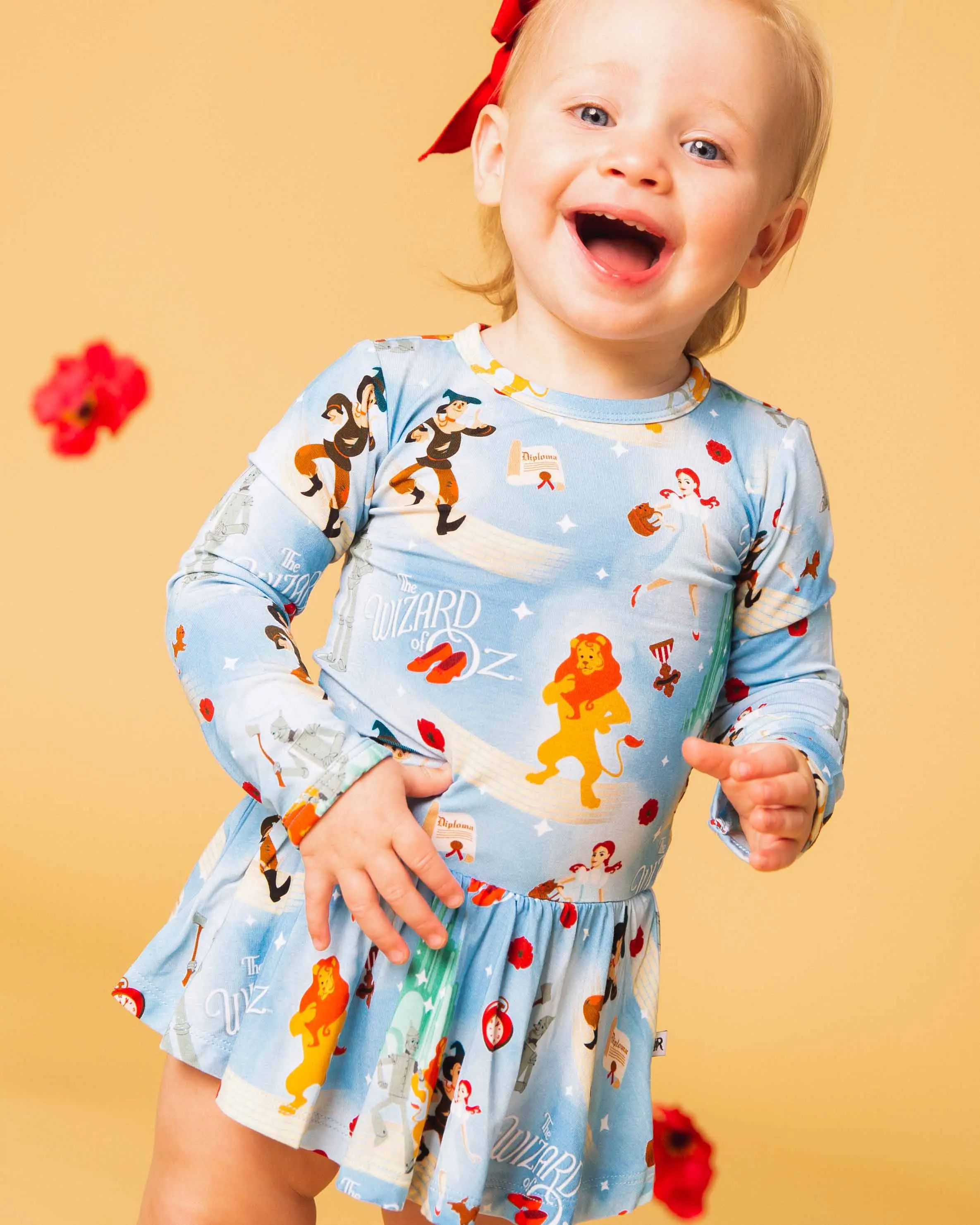 The Wizard of Oz Long Sleeve Ruffle Dress