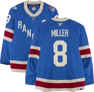 J.T. Miller New York Rangers Game-Used #8 Blue Centennial Jersey vs. Carolina Hurricanes on February 5, 2026 - Fanatics Authentic Certified