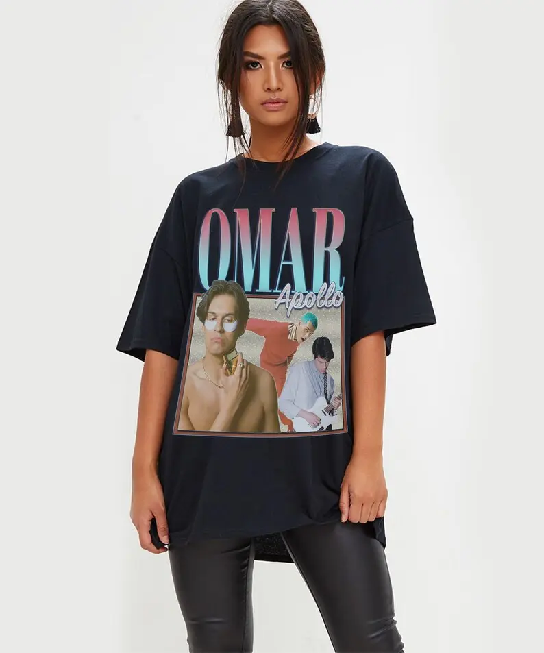 Omar Apollo Retro Shirt, Omar Apollo Shirt, Omar Apollo Fan Shirt, Omar Apollo 90's Vintage Homage Shirt, Omar Apollo Gift for Fan