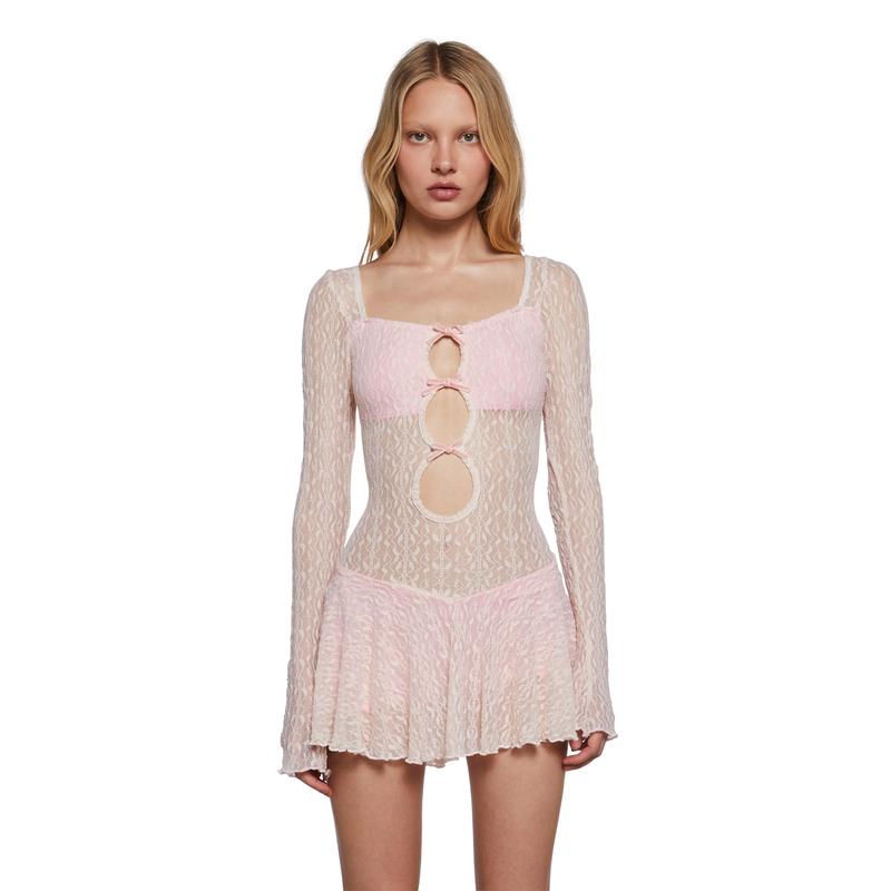 Miss Perfection Lace Mini Dress