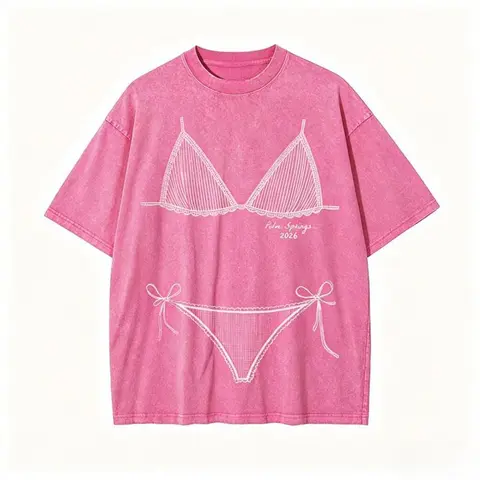 Bikini Graphic Washed T-shirt ,Last Splash Seashells and Wedding Bells, Bikini Body Illusion Shirt, Funny Summer Vacation Coverup,A gift for my girlfriend