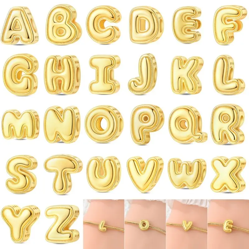 Initial A-Z Charm Pendant in S925 Sterling Silver for Women, Girls | 100% Safe for Sensitive Skin, Christmas, Anniversary & Birthday Gift Ideas