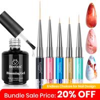 Blooming Gel+Nail art brush*5