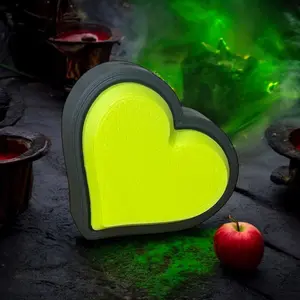 Heart Keychain Fidget Clicker Trendy Multifunctional Sparkly Minimalist Bag Accessory Smooth Design Compact Size