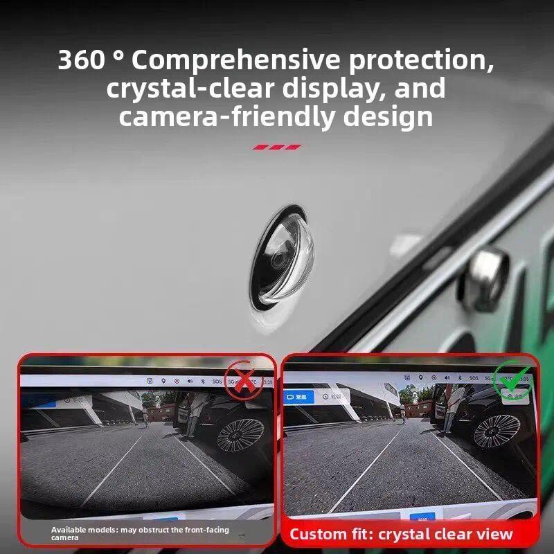 Car Camera Lens Cover 360 Degree View Rear View Mirror Protector for Vehicle Backup Camera Universal Car Styling Accessories