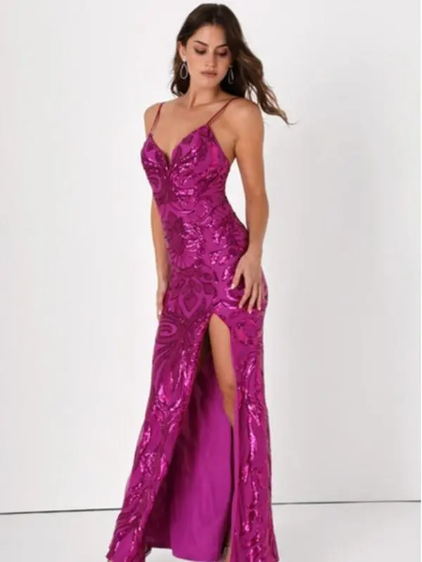magenta prom dress - TikTok Shop