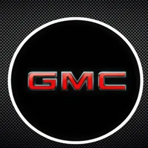 2 Pcs  GMC Car Door Lights, Car Decorative Light, Door Logo Projector Welcome Light, LED Projector Car Door Welcome Light, Personalized Door Projection Light （Batteries Not Included）