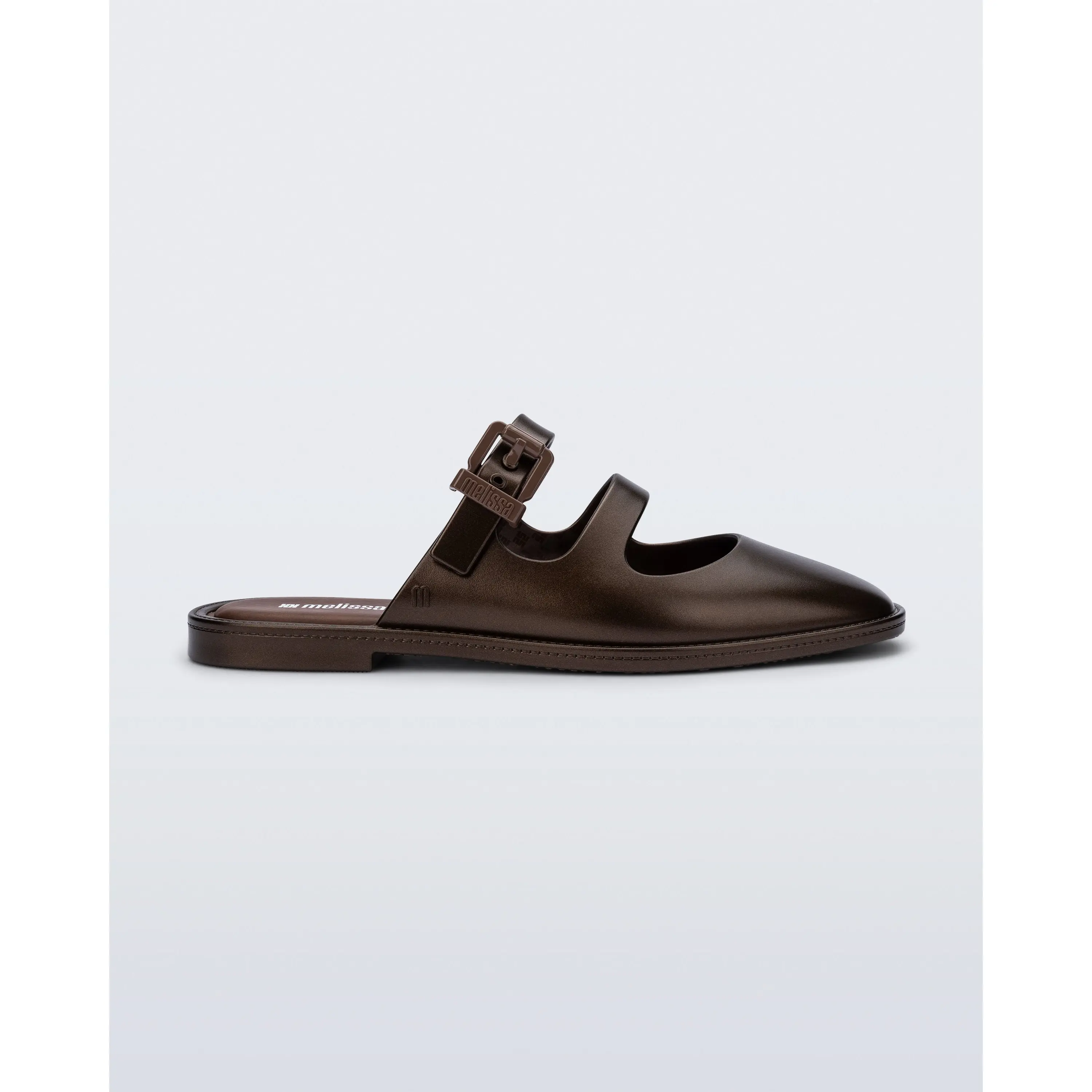 Melissa Anastasia Women's Mules with Square Toe and Buckle