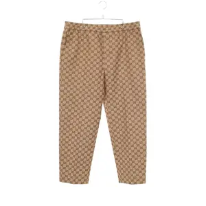 Pre-owned GUCCI Cotton Small Leather Goods GG Canvas Pants