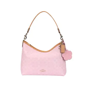 COACH Laurel 31 Valentine's Day Limited Edition Monogram Crossbody Bag with Zippered Pocket in Pink for Women