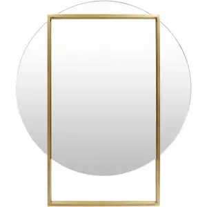 Benedict Gold Frame Rectangular Wall Mirror