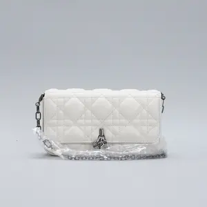 Pre-owned Dior lambskiin Clutches & Wristlets LADY SMARTPHONE CLUTCH lambskin BGP205639