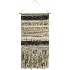 Kiefer Handwoven Wool Fringe Tapestry