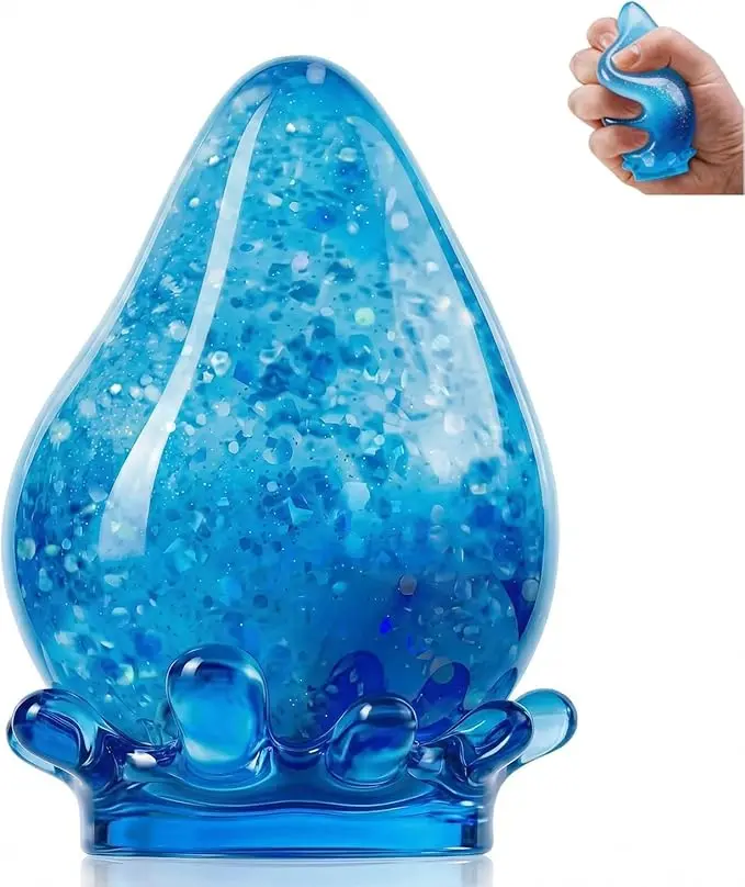 CT Water Drop Squeeze Squishies, Dream Squishy Drop Squishy Stress Ball, Soft Fidget Stress Ball, 2026 New Slow Rise Relief Fidget Sensory for Anxiety Stress Easter Party Favors