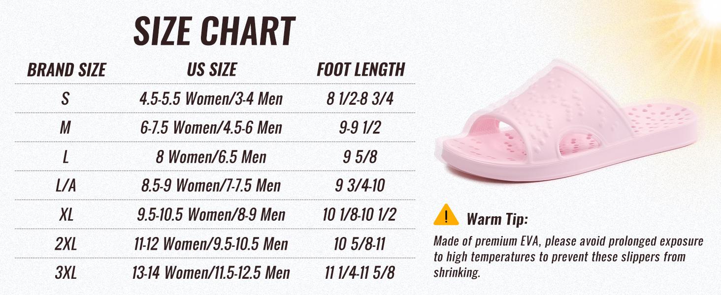 【Back to School  Shevalues Quick Drying Shower Shoes for Women Men with Arch Support | Lightweight Pool Slides with Drain Holes Comfortable Beach Slipper Sandals for Gym College Dorms
