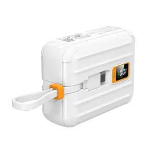 PISEN TS-D364 high appearance level, 30W bidirectional fast charging mini charger, light and smart, LED display, 10000mAh large capacity portable portable charger mobile power supply, Fast Charging,suitable for Apple,Fast Charging Huawei and Xiaomi.