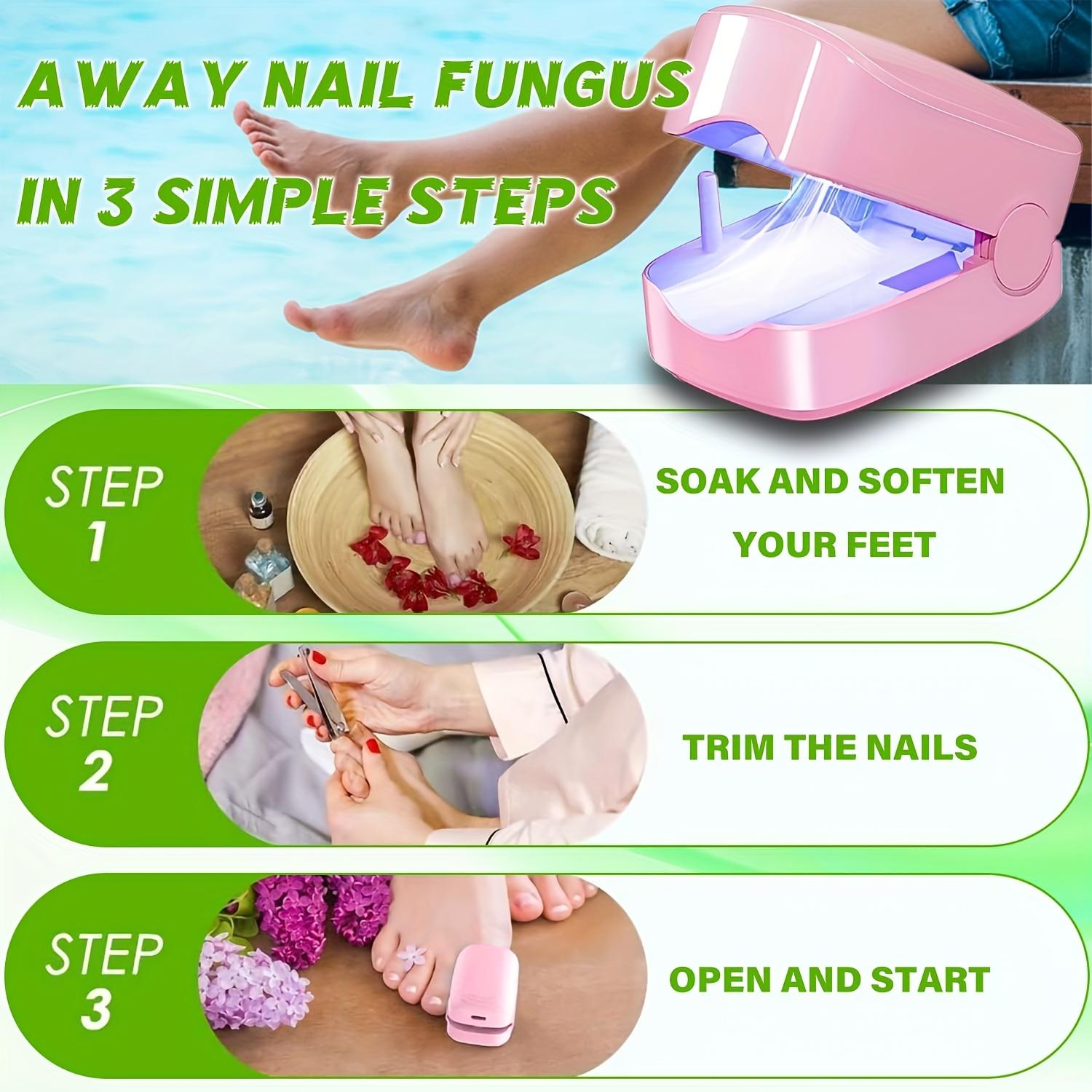 FDA-Cleared Jitesy Nail Laser Device | 7-Minute Home Nail Care for Fingernails & Toenails