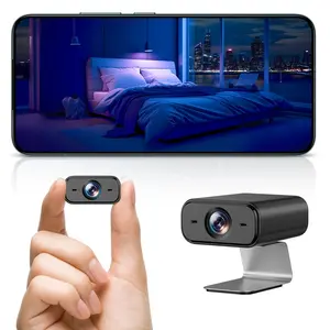 Mini Security Camera, Small WiFi Indoor and Outdoor Surveillance Camera for Home Use, Suitable for Babies/Pets/Nannies, Supports Remote Viewing via iOS and Android Mobile Apps