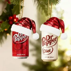 Dr Pepper Ornament 2025, Personalized Soda Lover Gift, Funny Christmas Tree
