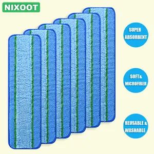 Deep-cleaning pads designed for use with the Bona series of mops; suitable for hardwood and multi-surface floors; washable, reusable microfiber cleaning pads