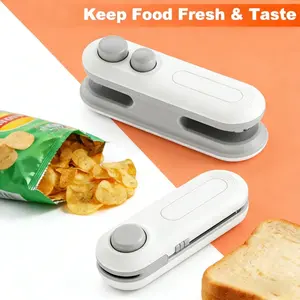 Portable Food Sealer (2 Sizes)  Lock Freshness in Seconds | Small But Powerful Kitchen Tool!